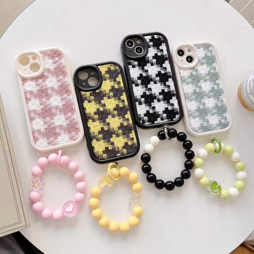 ส่งเชือกเส้นเล็ก-เคสไอโฟน14-pro-max-13-12-11-เคส-for-iphone-14พลัส-สร้อยข้อมือมุก-พกง่ายๆ-การป้องกันการตก-case