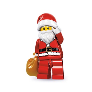 โมเดลบล็อกตัวต่อ รูปซานต้าคลอส ขนาดเล็ก เหมาะกับของขวัญคริสต์มาส ของเล่นสําหรับเด็ก