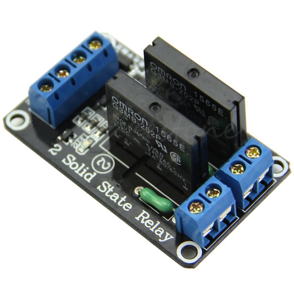 2 Channel 5V Low Trigger Solid State Relay Module | Shopee Thailand