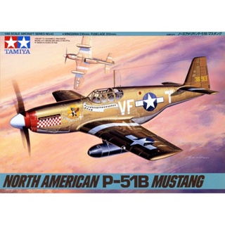 โมเดลประกอบ Tamiya 1/48 TA61042 TA 61042 NORTH AMERICAN P-51B MUSTANG