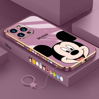 เคส iPhone 14 14 Pro 14 Pro Max 13 13 Pro 13 Pro Max 12 12 Pro 12 Pro Max Cartoon Mickey Case 2A-MQ
