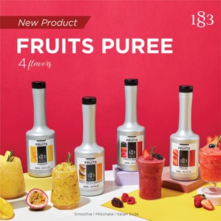 1883 เพียวเร่ผลไม้ เข้มข้น 5 รสชาติ 900 ml. (FRUIT CREATIONS PUREE)