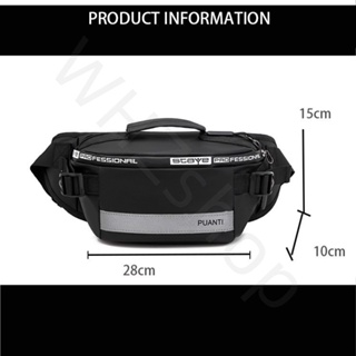 ภาพขนาดย่อของภาพหน้าปกสินค้ากระเป๋าสะพายข้าง คาดเอว คาดอก Mens sport waterproofView Product Analysis จากร้าน whzshop บน Shopee