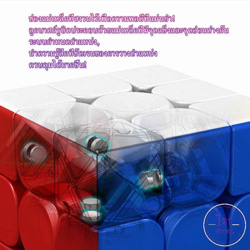 รูบิคแม่เหล็ก-ความเร็ว-3x3x3-รูบิคส์คิวบ์-ขั้นเทพ-rs3m-rubiks-cube