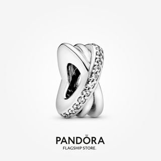 Pandora จี้เส้นประกาย และขัดเงา เครื่องประดับเงิน w1022