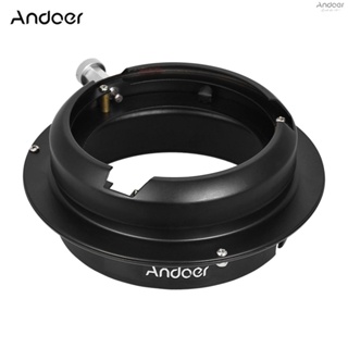 Andoer แหวนอะแดปเตอร์แปลงความเร็ว สําหรับเมาท์ขาตั้งกล้องถ่ายภาพสตูดิโอ Elinchrom