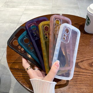 เคส Xiaomi Redmi Note 9 9S 8 7 Pro Redmi A1 10C 10A 9 9A 9T 9C MI Note9 Note8 Note7 RedmiA1 Redmi9 Redmi9A Redmi9T Transparent Solid Color Camera Round Soft Case