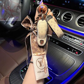 เหมาะสำหรับ Porsche Panamera Panamera key case กระเป๋า Cayenne Cayenne หัวเข็มขัด Macan911 รถหญิง