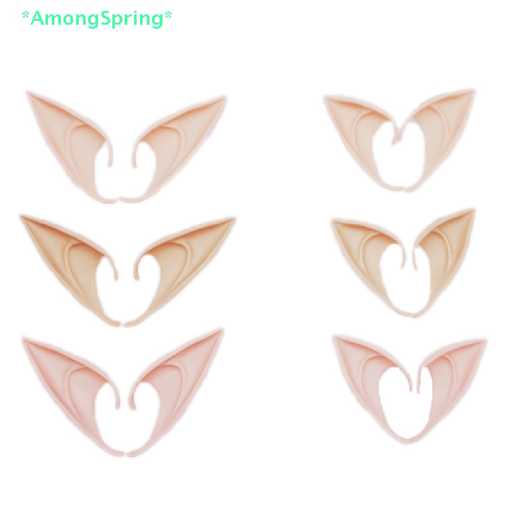 amongspring-gt-พร็อพหูเอลฟ์-ยางพารา-พร็อพคอสเพลย์-สําหรับปาร์ตี้ฮาโลวีน