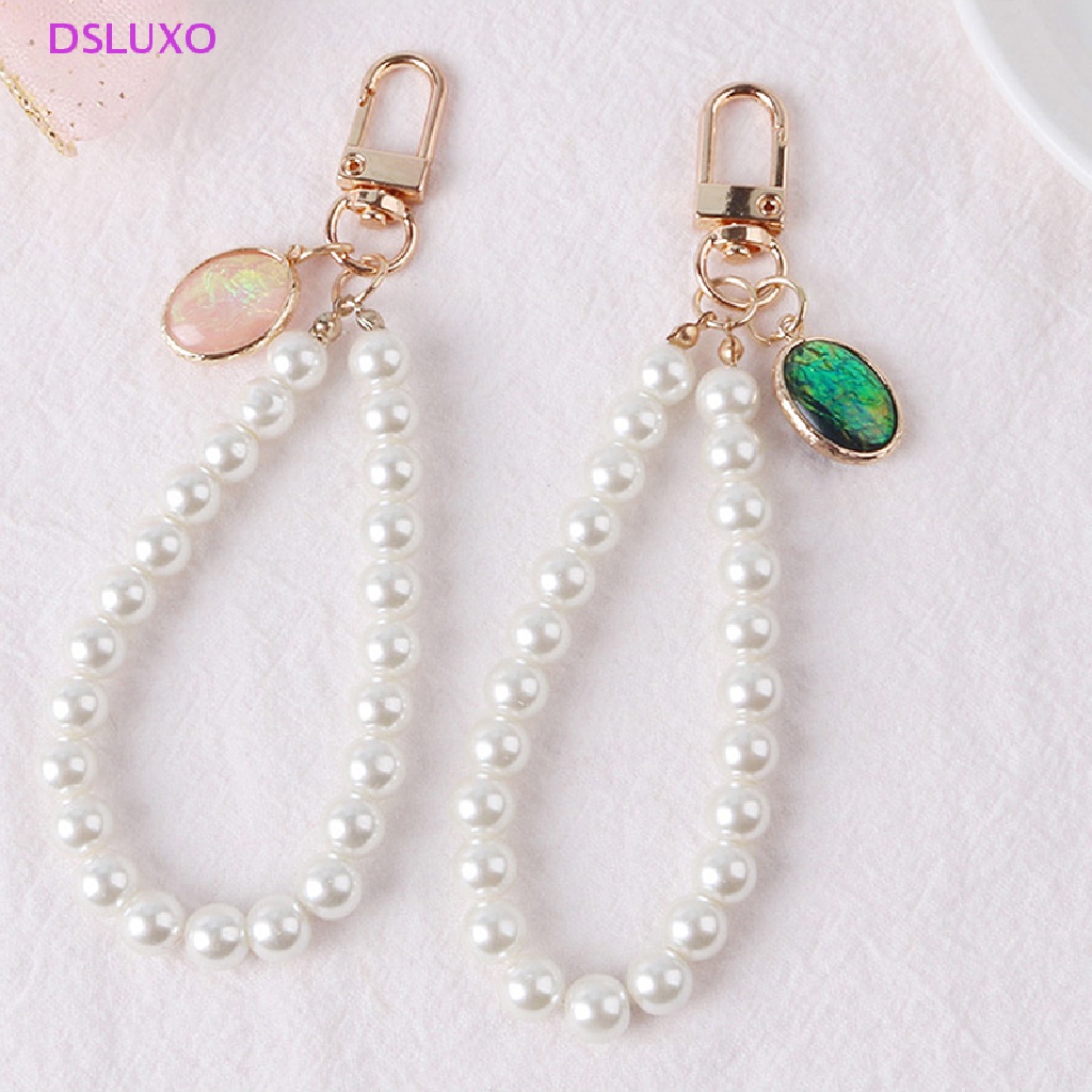 dsluxo-ขายดี-พวงกุญแจ-จี้ไข่มุก-ทรงกลม-ขนาดเล็ก-สําหรับห้อยเคสหูฟัง