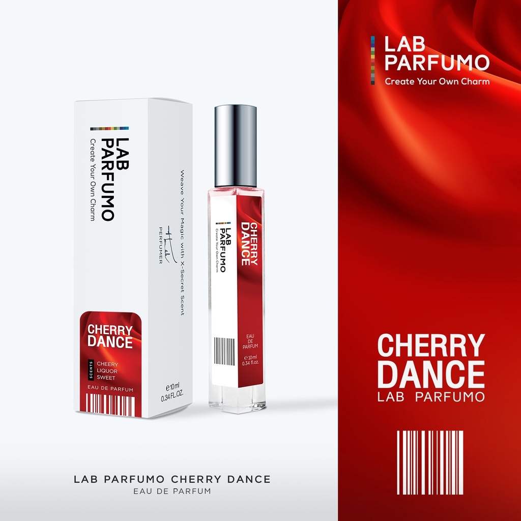ภาพหน้าปกสินค้าLAB Parfumo, Cherry Dance น้ำหอมสำหรับผู้ชายและผู้หญิง (4ml, 10ml) กลิ่นรู้สึกเคลิบเคลิ้ม เกินจะหักห้ามใจ จากร้าน labparfumo บน Shopee