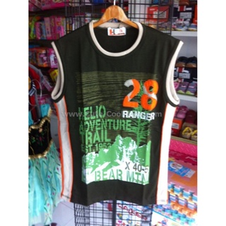 TNB-320 เสื้อแขนกุดเด็กชาย Size-150/18