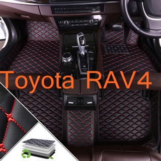 [พร้อมส่ง] พรมปูพื้น หนัง PU กันน้ํา สําหรับ Toyota RAV4 RAV-4 เบาะรองเท้ารถยนต์