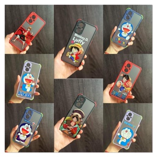 พร้อมส่ง เคส Reno8z 5G เคสกันกระแทก หลังขุ่นสกรีน ลายการ์ตูน รุ่น Oppo A54 (4G) A95  Reno7z Reno8z Reno6z Reno6