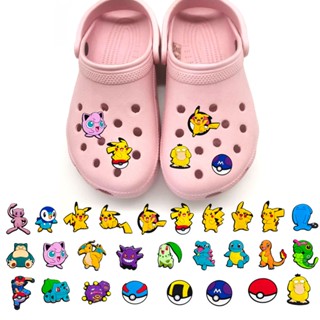 จี้รูปรองเท้าโปเกม่อน jibbitz crocs อุปกรณ์เสริม สําหรับตกแต่งรองเท้า DIY 27 ชิ้น ต่อชุด