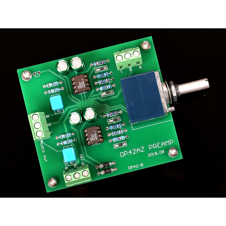 ceramic-seal-op42fz-fet-input-high-speed-tube-sound-style-preamp-board-alps27-potentiometer-15v