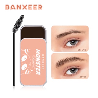 BANXEER เจลเขียนคิ้ว พร้อมแปรง กันน้ํา สําหรับเขียนคิ้ว  Eyebrow Gel  Brow Wax Waterproof Brow Styling Gel