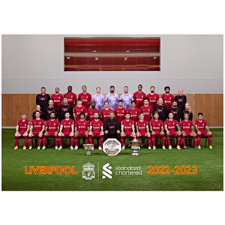 โปสเตอร์ หงส์แดง ลิเวอร์พูล Liverpool  2022 ขนาด A3