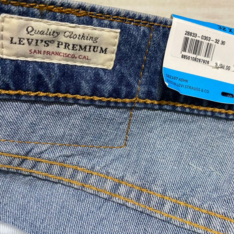 กางเกงยีนส์-levis-แท้-ป้ายห้อย-รุ่น-28833-0303