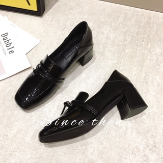 SINCE THEN  loafer รองเท้า โลฟเฟอร์ 2.5 ซม 2022 รองเท้าแฟชั่นญ  สวย Chic ins สวยงาม X0401114 37Z230910