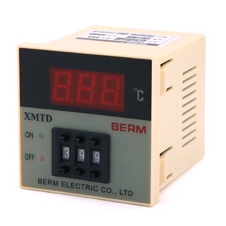 ใหม่ XMTD-2001 เครื่องควบคุมอุณหภูมิดิจิทัล แบบสั้น 0-399℃ เครื่องควบคุมอุณหภูมิ K Type