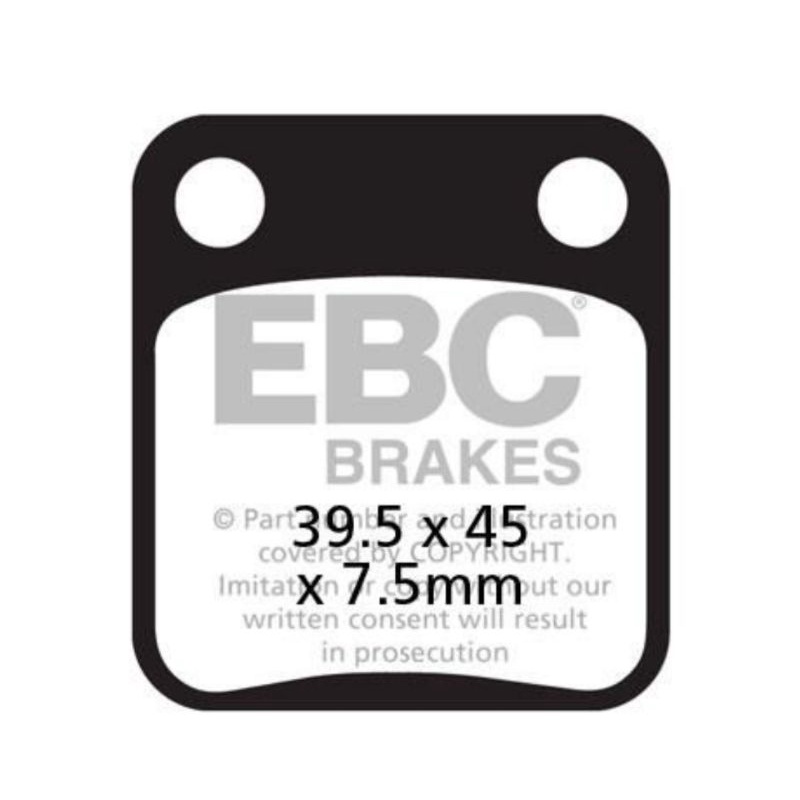 ผ้าเบรค-ebc-brakes-รุ่น-carbon-ผ้าหลัง-kawasaki-dtracker150-klx150-klx140