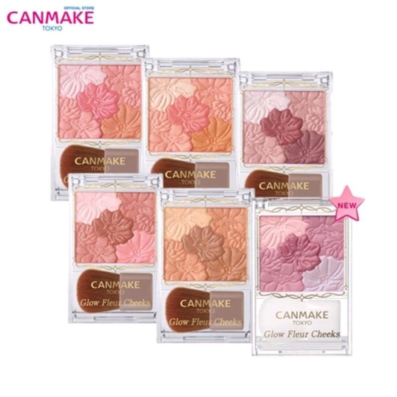 ภาพหน้าปกสินค้าแท้ Canmake glow fleur cheek,matt fleur cheeks
