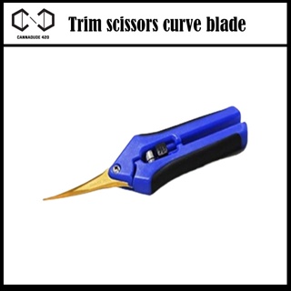 [มีปลายโค้ง-ตรง] กรรไกรตัดแต่งกิ่งไม้ กรรไกรตัดสมุนไพร กรรไกรตัดพืช Trimming scissors กรรไกรTrim กรรไกรทริม Titanium
