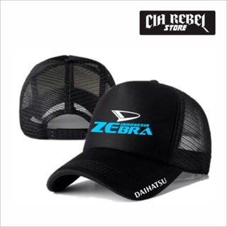 Daihatsu ZEBRA INDONESIA TRUCKER RACING หมวกตาข่าย DAIHATSU ZEBRA CLUB Car Hat - CIA REBEL