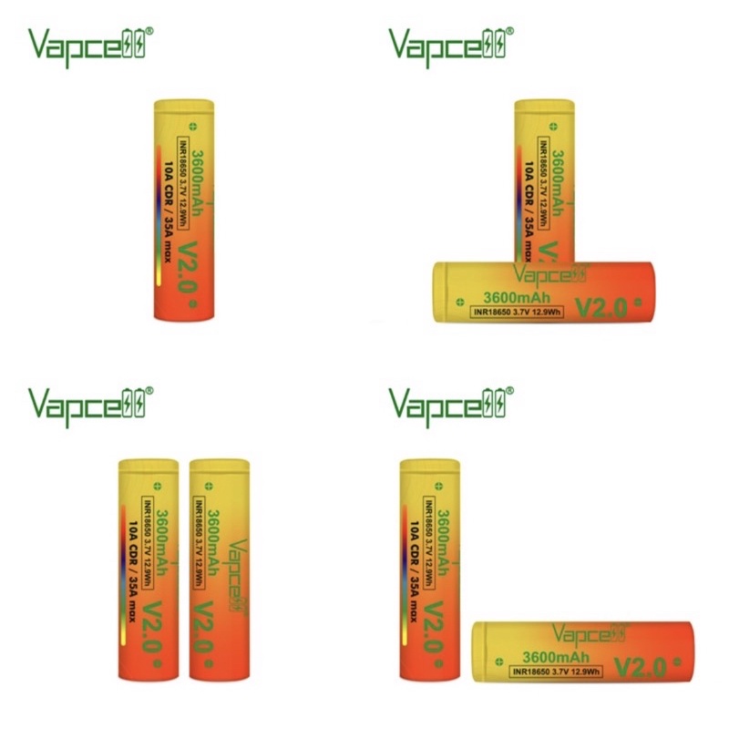 ถ่าน-vapcell-inr18650-3600mah-35a-ของแท้-2-ก้อนพร้อมกระเป๋าใส่ถ่าน