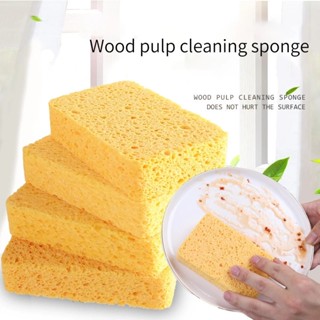 CSH ฟองน้ำนาโน ฟองน้ำล้างจาน ฟองน้ำทำจากเยื่อไม้ รุ่น Organic cellulose sponge-19Oct-J1