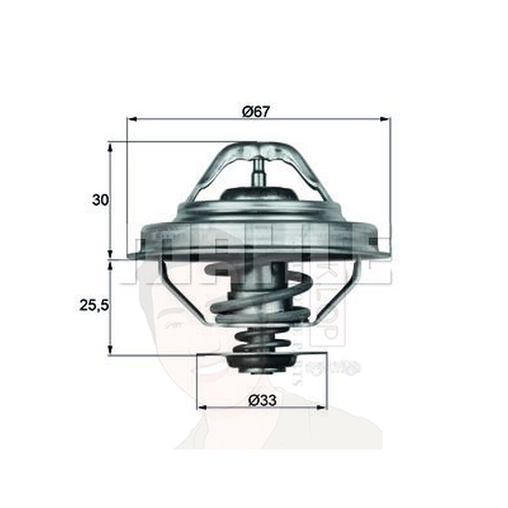 TX 28 88D วาลว์น้ำ BMW M40 M42 M50 M52 / 3 (E30 E36) 5 (E34 ...