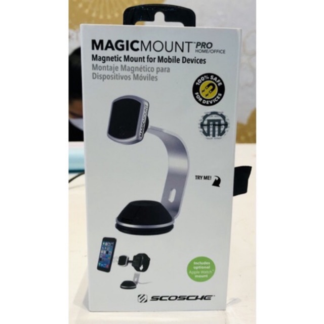 แม่เหล็กยึดโทรศัพท์-พลังดูดสูง-ของแท้จากอเมริกา-scosche-รุ่น-magicmount-pro-home-office-ของแท้100