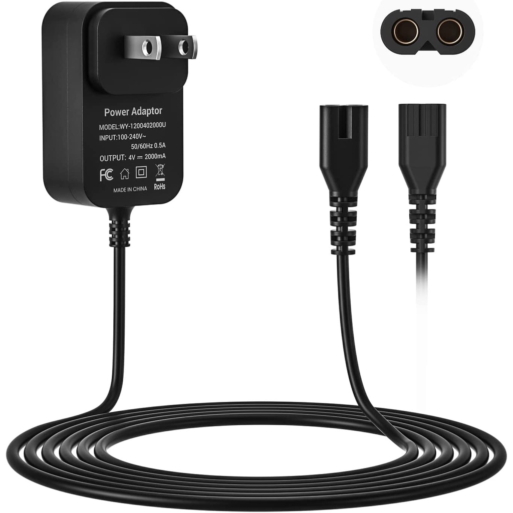4v 2A Clipper Charger สําหรับเครื่องโกนหนวด Wahl 8148/8164/8591/8504 ...