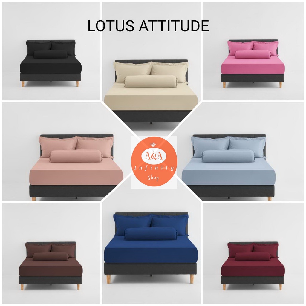 lotus-ผ้าปูที่นอน-ผ้านวมขนาด-6ฟุต-ยี่ห้อโลตัส-รุ่น-attitude-ทอ-490เส้นด้าย-นุ่มที่สุด