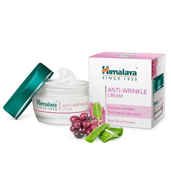 Himalaya Anti Wrinkle Cream 50ml ครีมบำรุงผิว สูตรลดเรือนริ้วรอย ร่อง ...