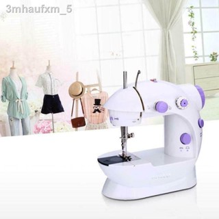 จักรเย็บผ้ามินิ Mini Sewing Machine จักรเย็บผ้าขนาดเล็ก จักรเย็บผ้าพกพา จักรเย็บผ้าไฟฟ้า ขนาดพกพา รุ่น SM-202A