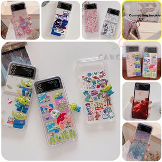 เคสโทรศัพท์มือถือ TPU นิ่ม แบบใส กันกระแทก ลายการ์ตูน Toy Story น่ารัก สําหรับ Samsung Galaxy Z Flip 4 Z Flip 3 Z Flip 4 Z Flip 4 Z Flip 3