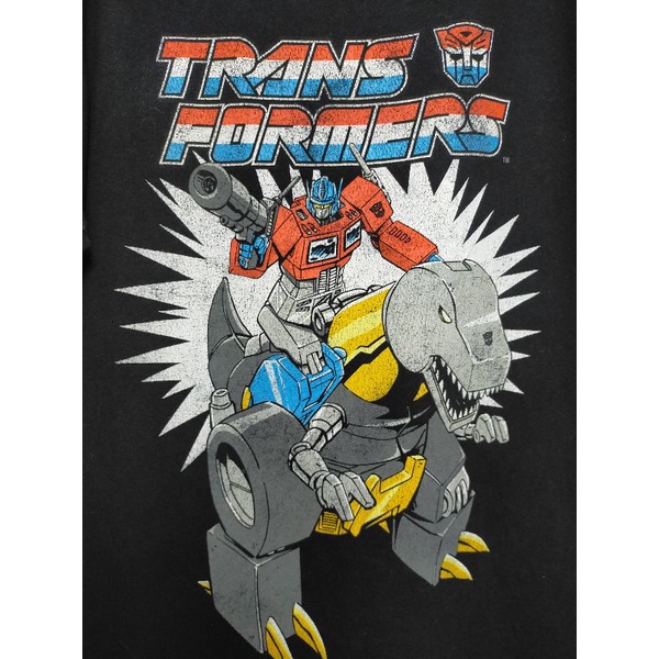 เสื้อยืด-มือสอง-ลายการ์ตูน-trans-formers-อก-42-ยาว-28