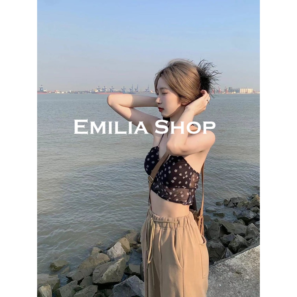 emilia-shop-กางเกงขายาว-กางเกงเอวสูง-กางเกงขายาวผู้หญิงสไตล์เกาหลี-2022-ใหม่-สวยงาม-ทันสมัย-trendy-fashion-es220247-36z230909