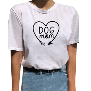 เสื้อ ยืด ผู้ชาย Köpek anne komik T Shirt kadın mektup baskılı kısa kollu o-boyun Tee gömlek Femme gevşek günlük T-shirt