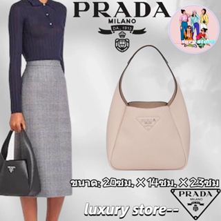 💖👜PRADA  ปราด้า  Leather Handbag/Ladies Bag/Latest Style/European Purchasing 100% Genuine