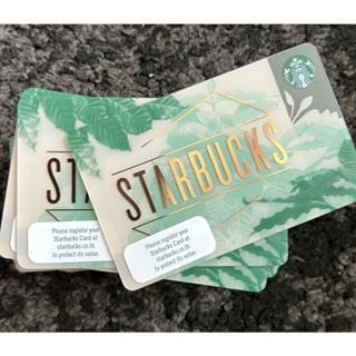 ภาพขนาดย่อของสินค้ากาแฟ บัตรแทนเงินสด Starbuck ️ส่งบัตรจริงเท่านั้น ️