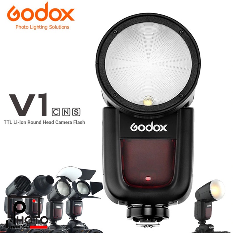 FLASH GODOX V1 TTL (Liion Battery) For Canon, Fuji, Nikon, Olympus, Panasonic, Sony ประกันศูนย์