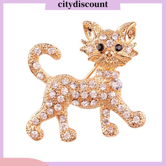 lt-citydiscount-gt-เข็มกลัด-แบบ-cool-cat-ของขวัญ-เครื่องประดับสำหรับสตรี