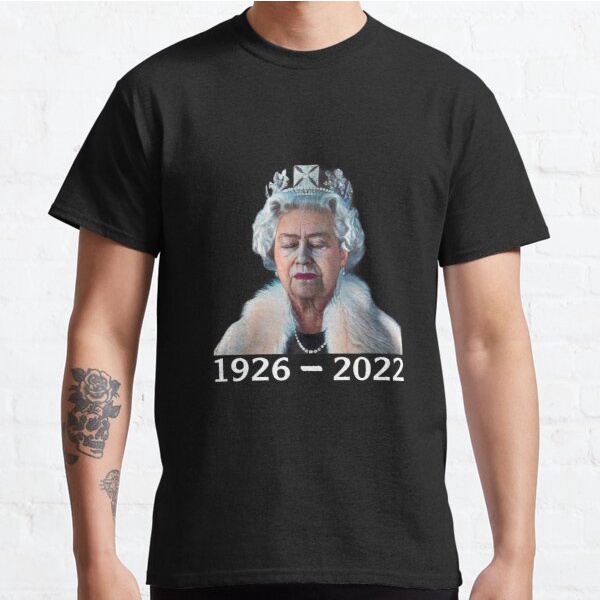 เสื้อยืด-cotton-ลอนดอน-บริดจ์-ออฟ-เดธ-เชิร์ต-สมเด็จพระราชินีนาถเอลิซาเบธที่-2-ตั้งแต่ปี-1952-2022-เสื้อยืดพิมพ์ลาย-tops