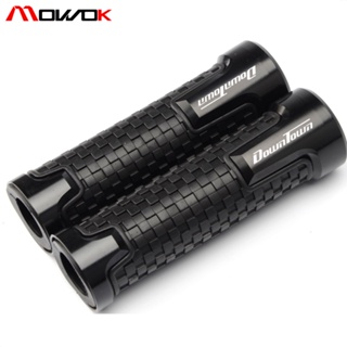 MOW 7/8 22mm รถจักรยานยนต์ CNC Handle Grips สำหรับ KYMCO DownTown DT 200i 300i 350i 125 200 250 350เป็นต้นไป