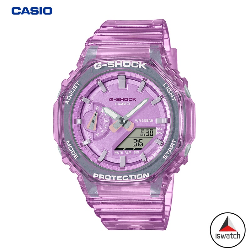 มาใหม่-casio-g-shock-gma-s2100sk-4a-jelly-นาฬิกาข้อมือดิจิทัล-อะนาล็อก-สายเรซิ่น-โปร่งแสง-สีชมพู-สไตล์สปอร์ต