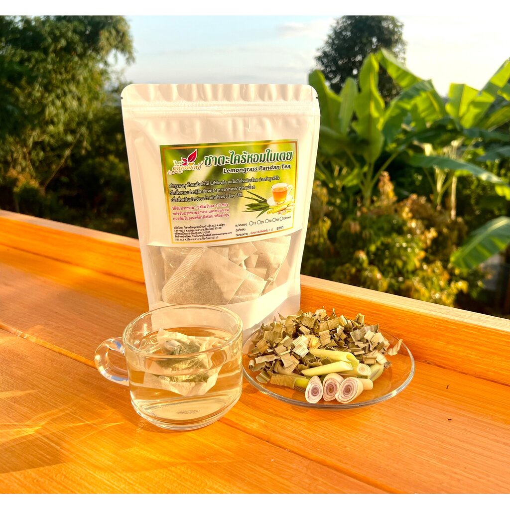 ชาตะไคร้ใบเตยหอม-ขนาดบรรจุ-15-ซองชา-lemongrass-tea-ออร์แกนิค-organic-100-เป็นสมุนไพรไทยชนิดหนึ่งที่นิยมนำมาประกอบอา