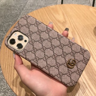 เคส iphone 14 เคส GUCCI เคสโทรศัพท์มือถือ แบบแข็ง ลายกุชชี่ สําหรับ Iphone 14 13 12 Pro Max 11 Pro Max 7 Plus Xs Max Xr